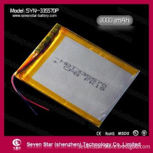 Lithium Polymer Battery 3000mAh for MID